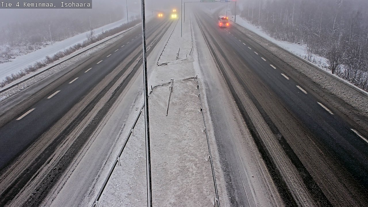 Weather Camera Image Väg 4 Keminmaa, Keminmaa, Lappi