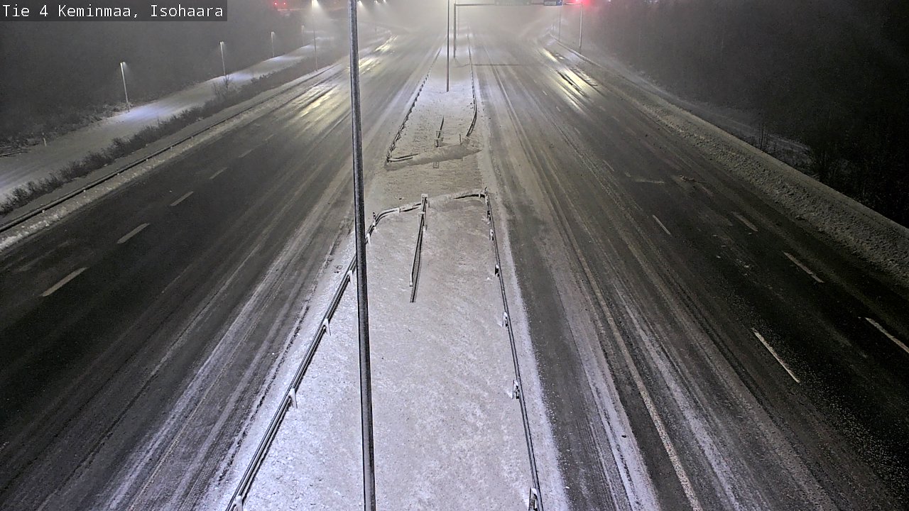 Weather Camera Image Väg 4 Keminmaa, Keminmaa, Lappi