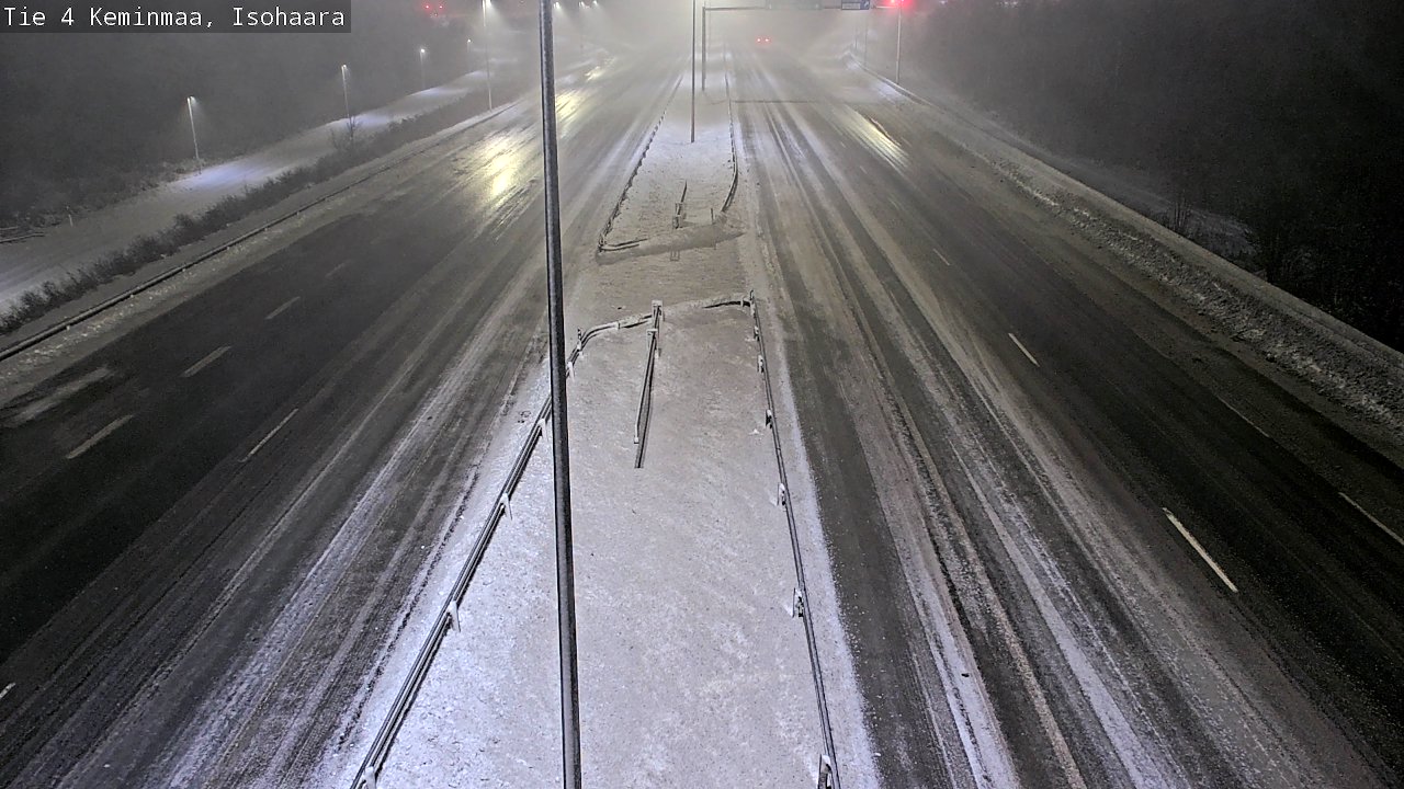 Weather Camera Image Väg 4 Keminmaa, Keminmaa, Lappi