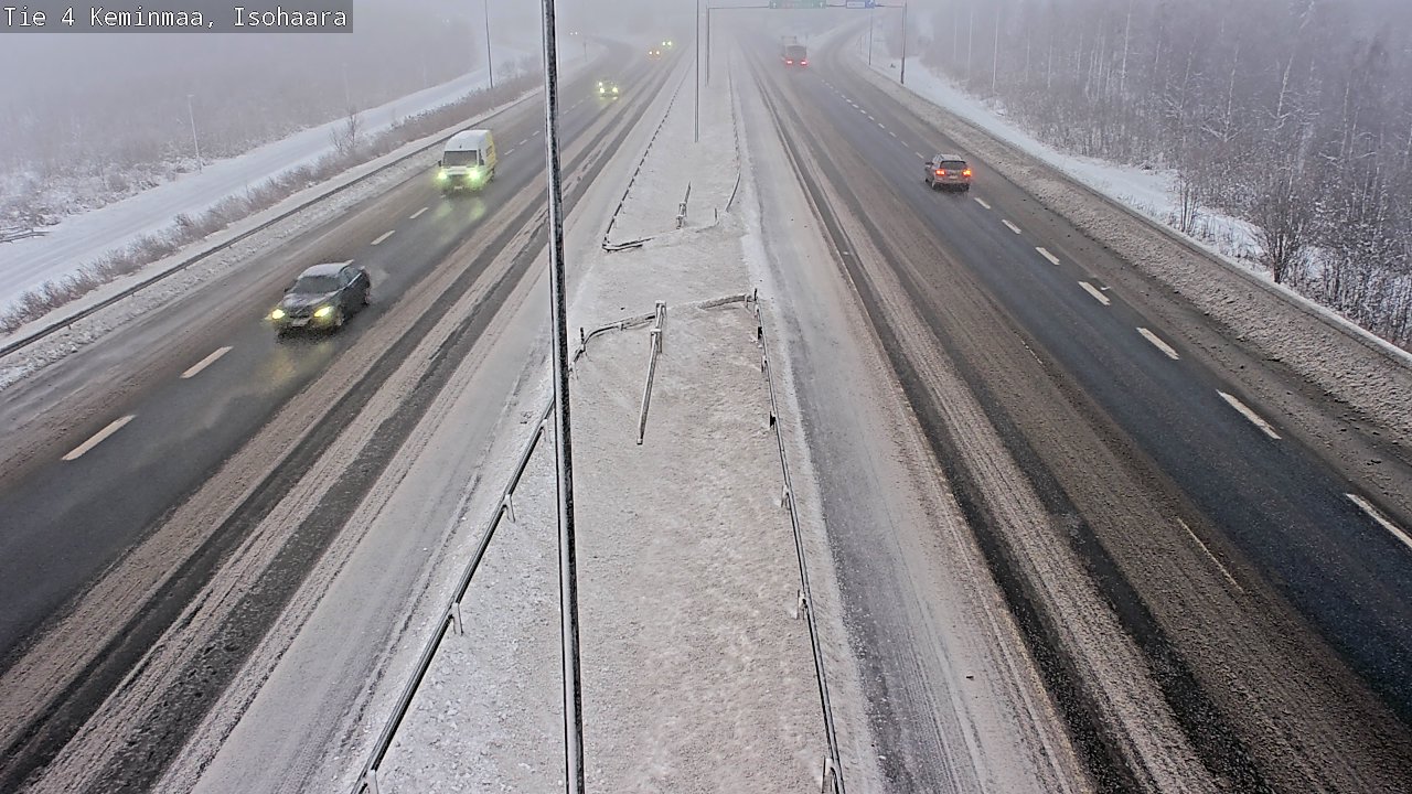 Weather Camera Image Väg 4 Keminmaa, Keminmaa, Lappi