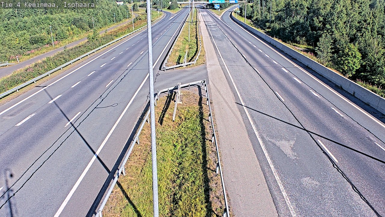 Weather Camera Image Road 4 Keminmaa, Keminmaa, Lappi