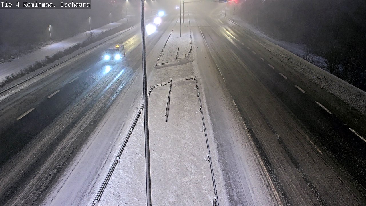 Weather Camera Image Väg 4 Keminmaa, Keminmaa, Lappi