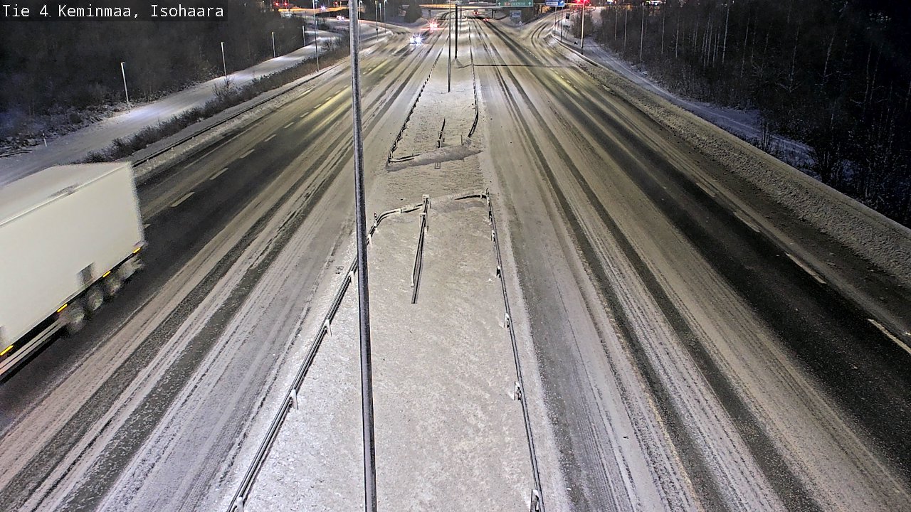 Weather Camera Image Väg 4 Keminmaa, Keminmaa, Lappi