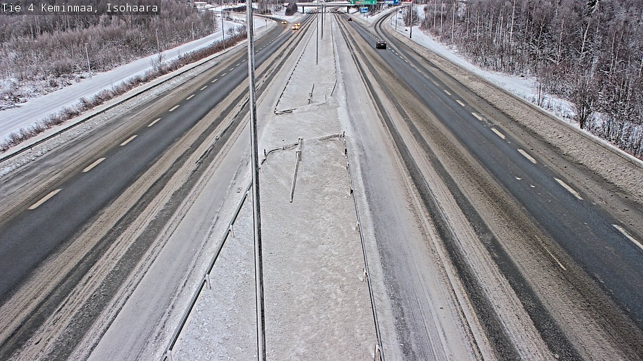 Weather Camera Image Väg 4 Keminmaa, Keminmaa, Lappi