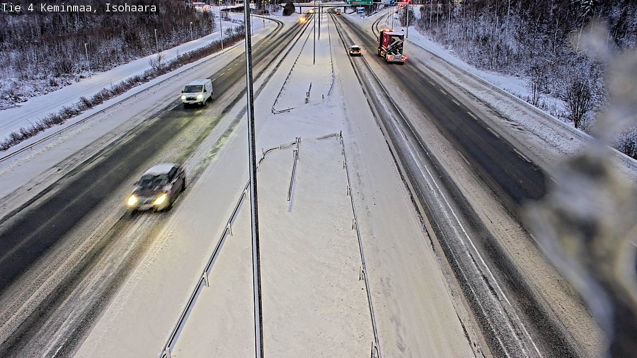 Weather Camera Image Väg 4 Keminmaa, Keminmaa, Lappi