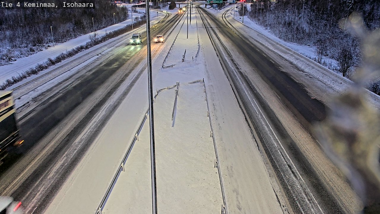Weather Camera Image Väg 4 Keminmaa, Keminmaa, Lappi