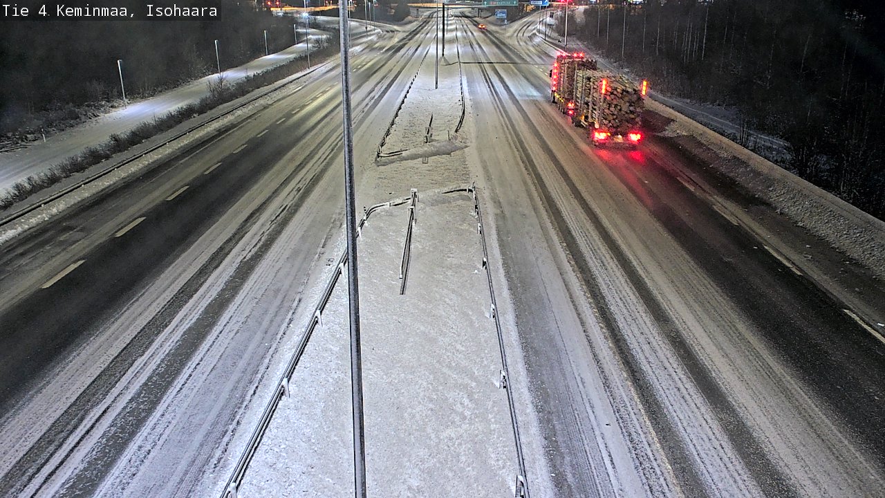 Weather Camera Image Väg 4 Keminmaa, Keminmaa, Lappi