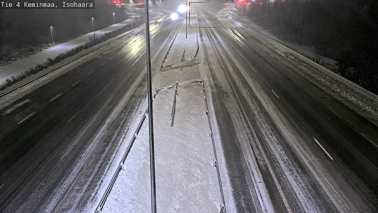 Weather Camera Image Väg 4 Keminmaa, Keminmaa, Lappi