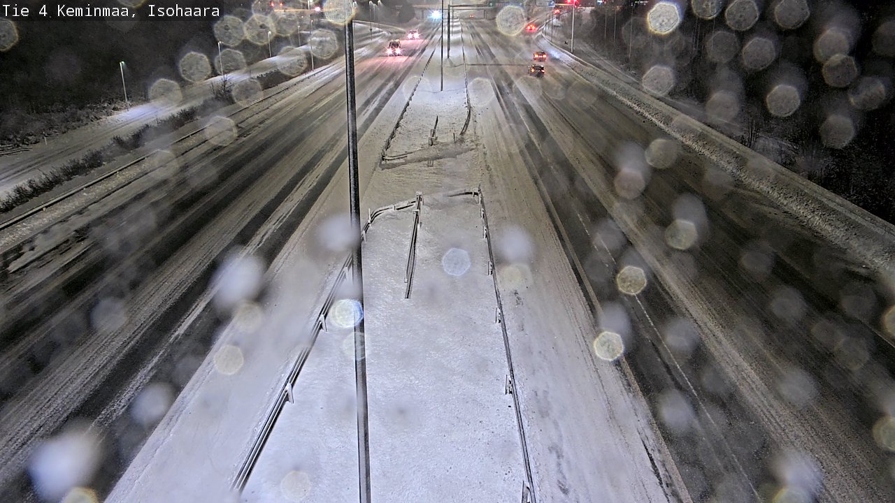 Weather Camera Image Väg 4 Keminmaa, Keminmaa, Lappi