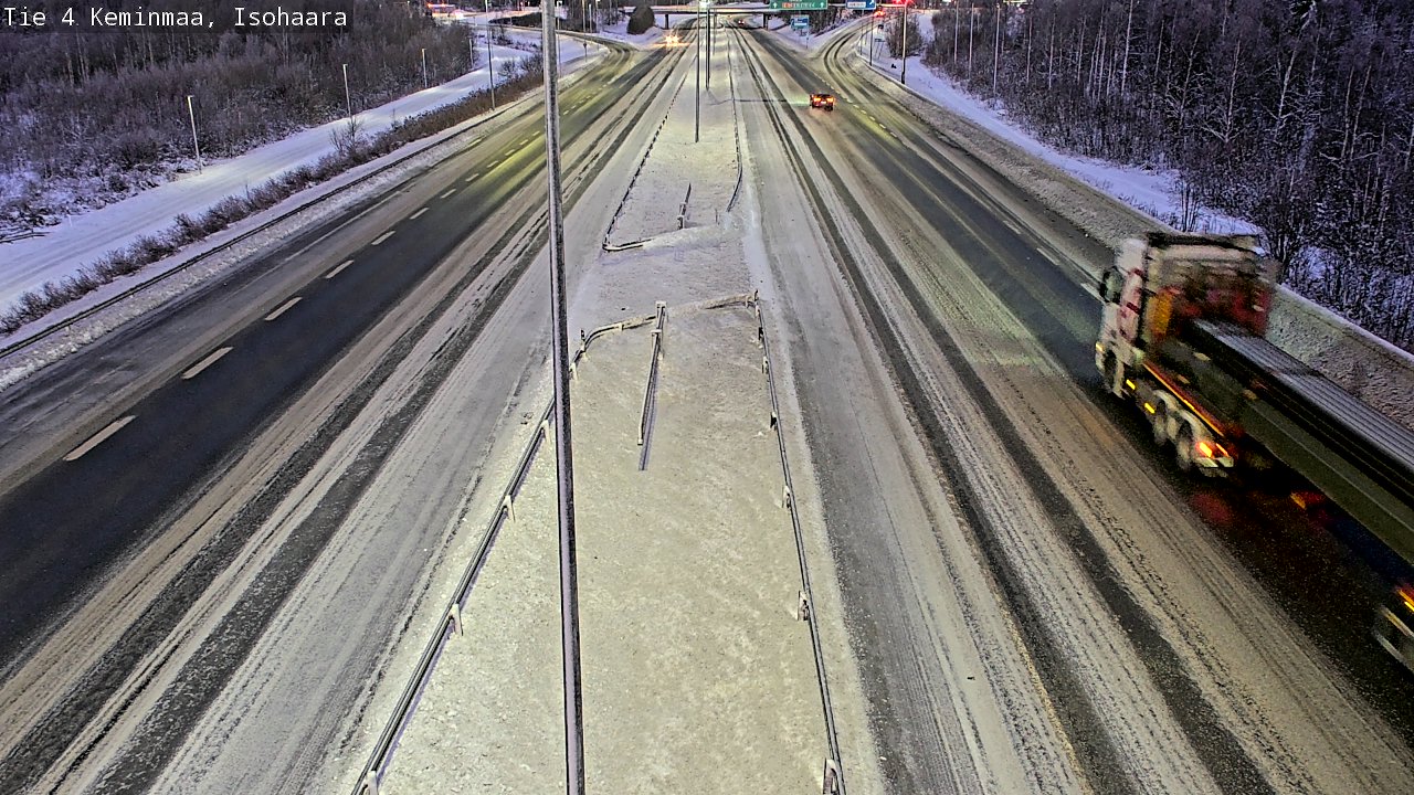Weather Camera Image Road 4 Keminmaa, Keminmaa, Lappi