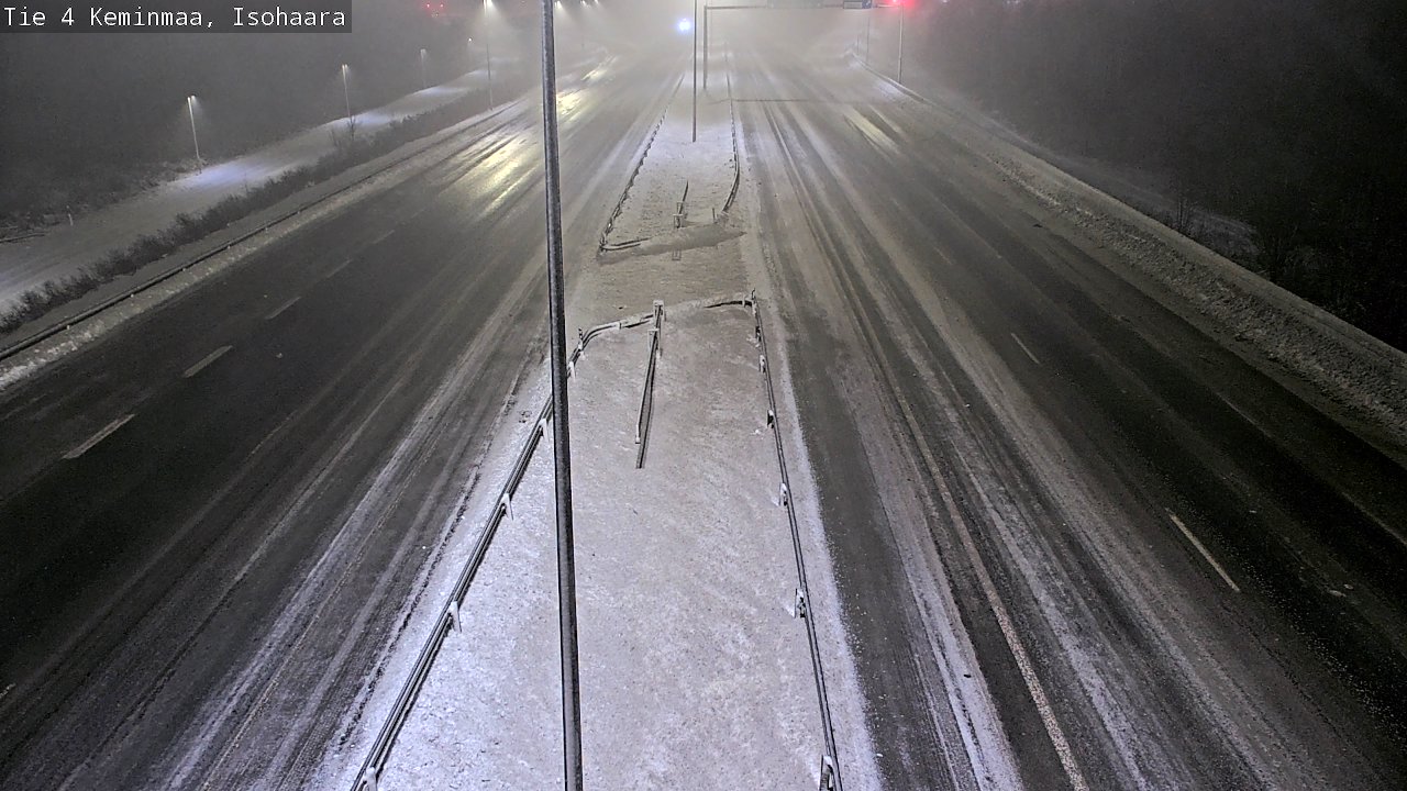 Weather Camera Image Väg 4 Keminmaa, Keminmaa, Lappi