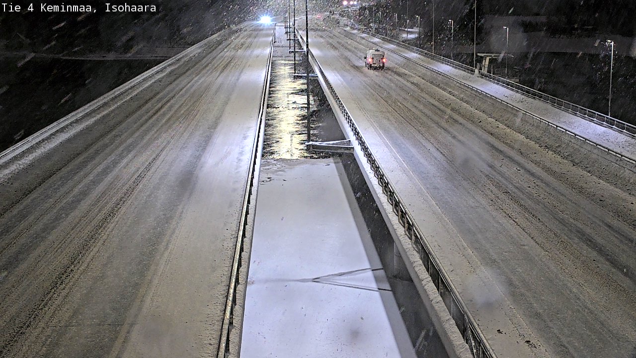 Weather Camera Image Väg 4 Keminmaa, Keminmaa, Lappi