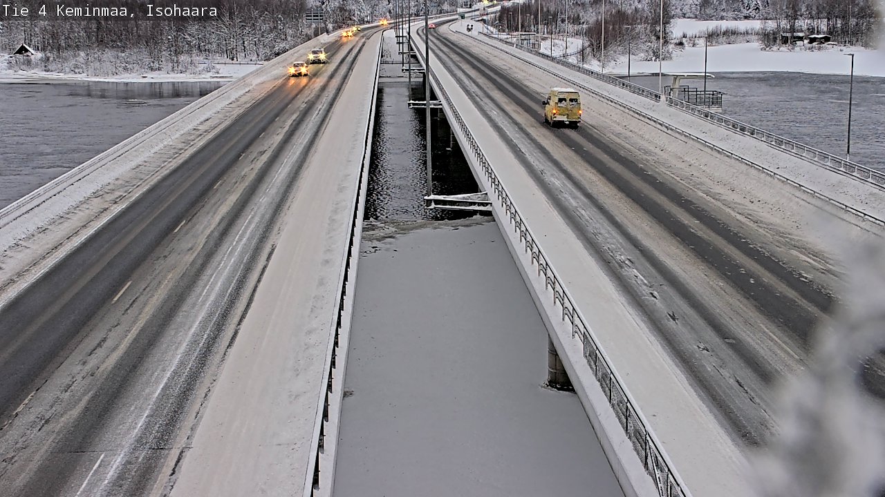 Weather Camera Image Väg 4 Keminmaa, Keminmaa, Lappi