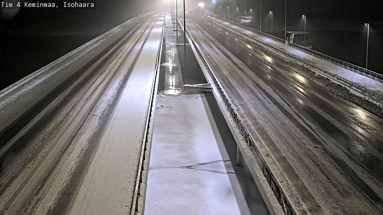 Weather Camera Image Väg 4 Keminmaa, Keminmaa, Lappi