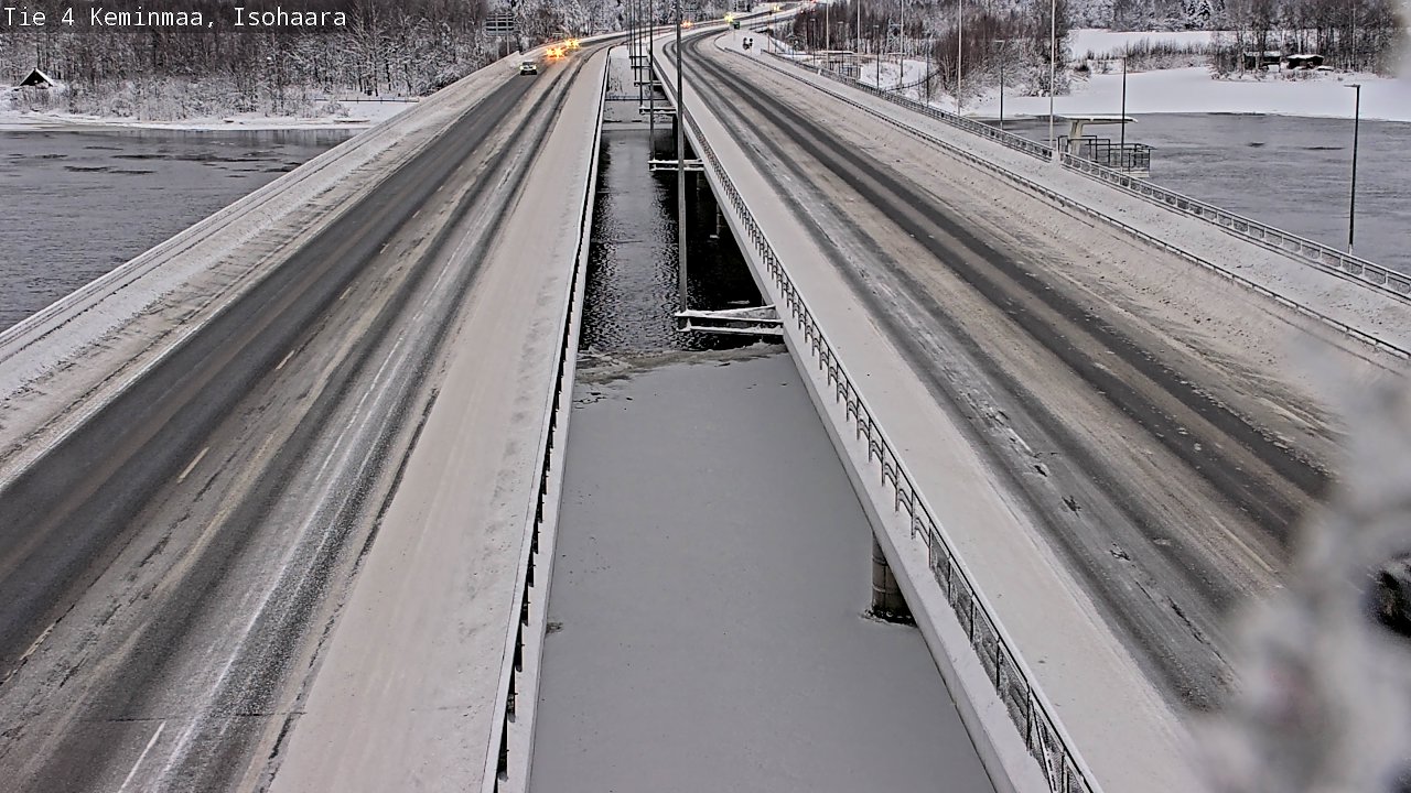 Weather Camera Image Väg 4 Keminmaa, Keminmaa, Lappi