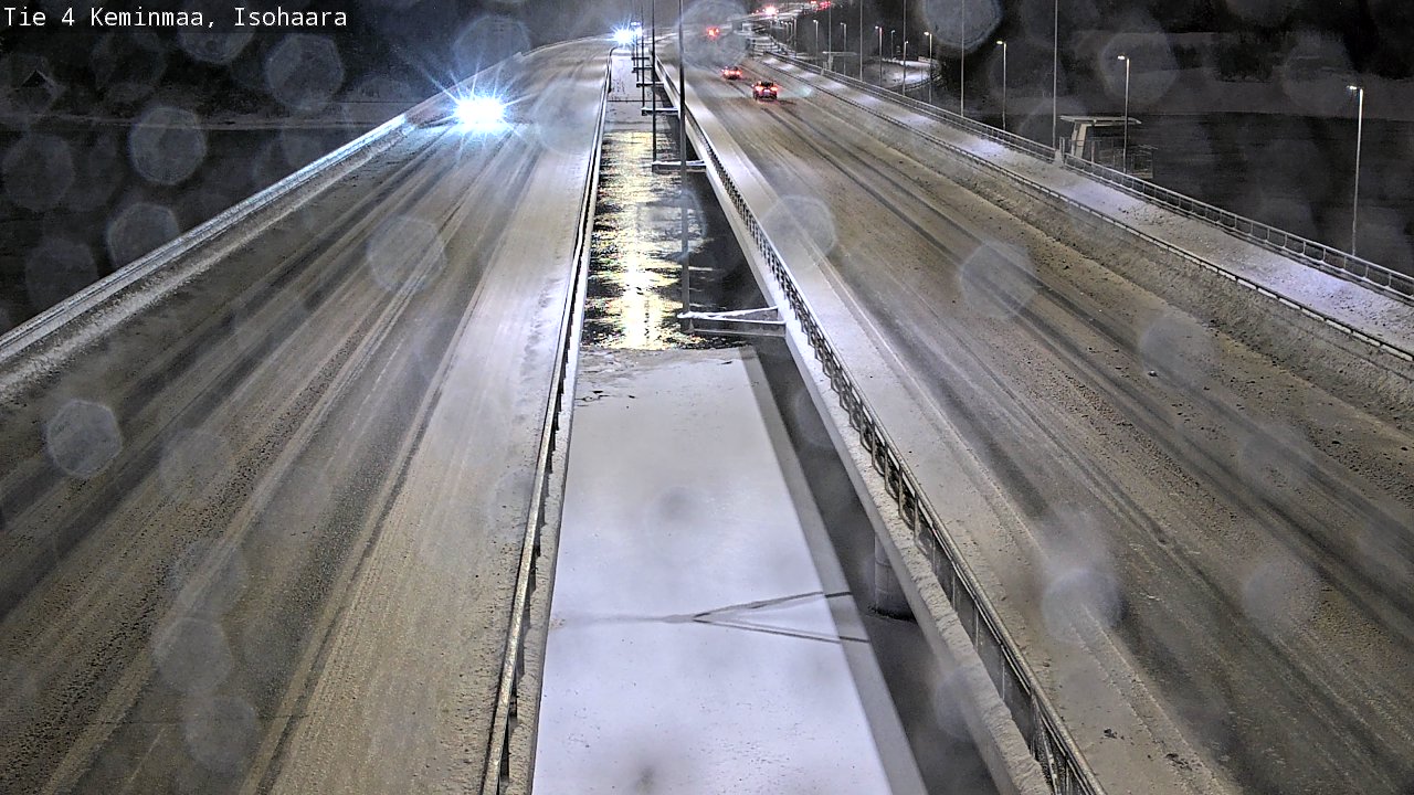 Weather Camera Image Väg 4 Keminmaa, Keminmaa, Lappi