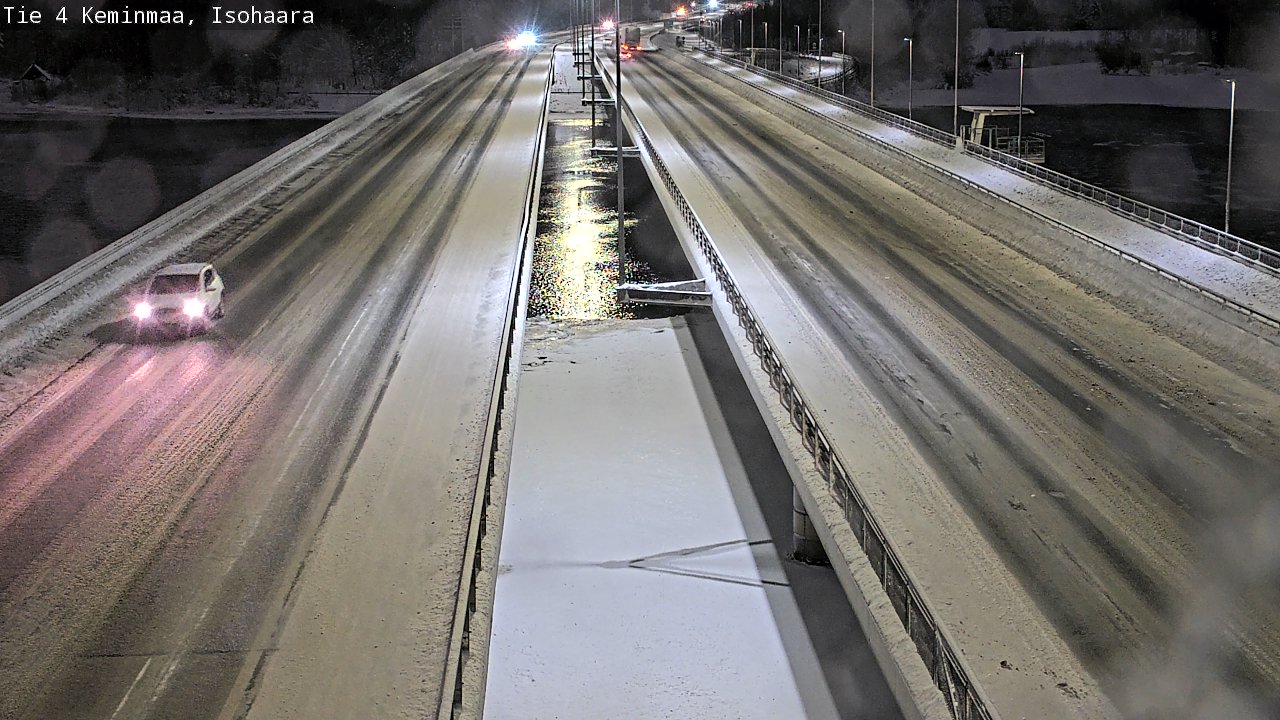 Weather Camera Image Väg 4 Keminmaa, Keminmaa, Lappi