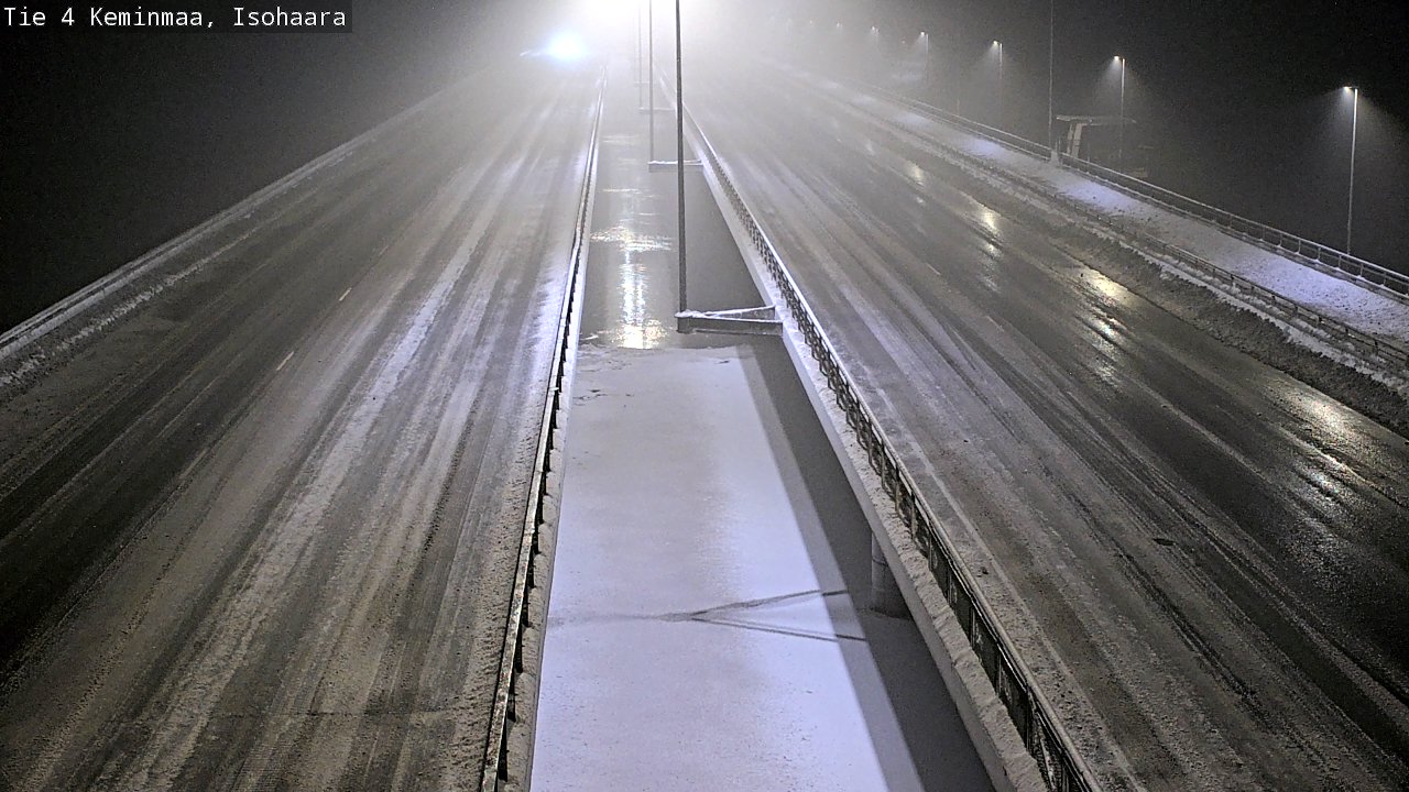 Weather Camera Image Väg 4 Keminmaa, Keminmaa, Lappi