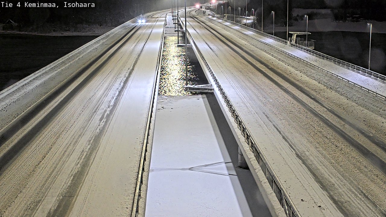 Weather Camera Image Väg 4 Keminmaa, Keminmaa, Lappi