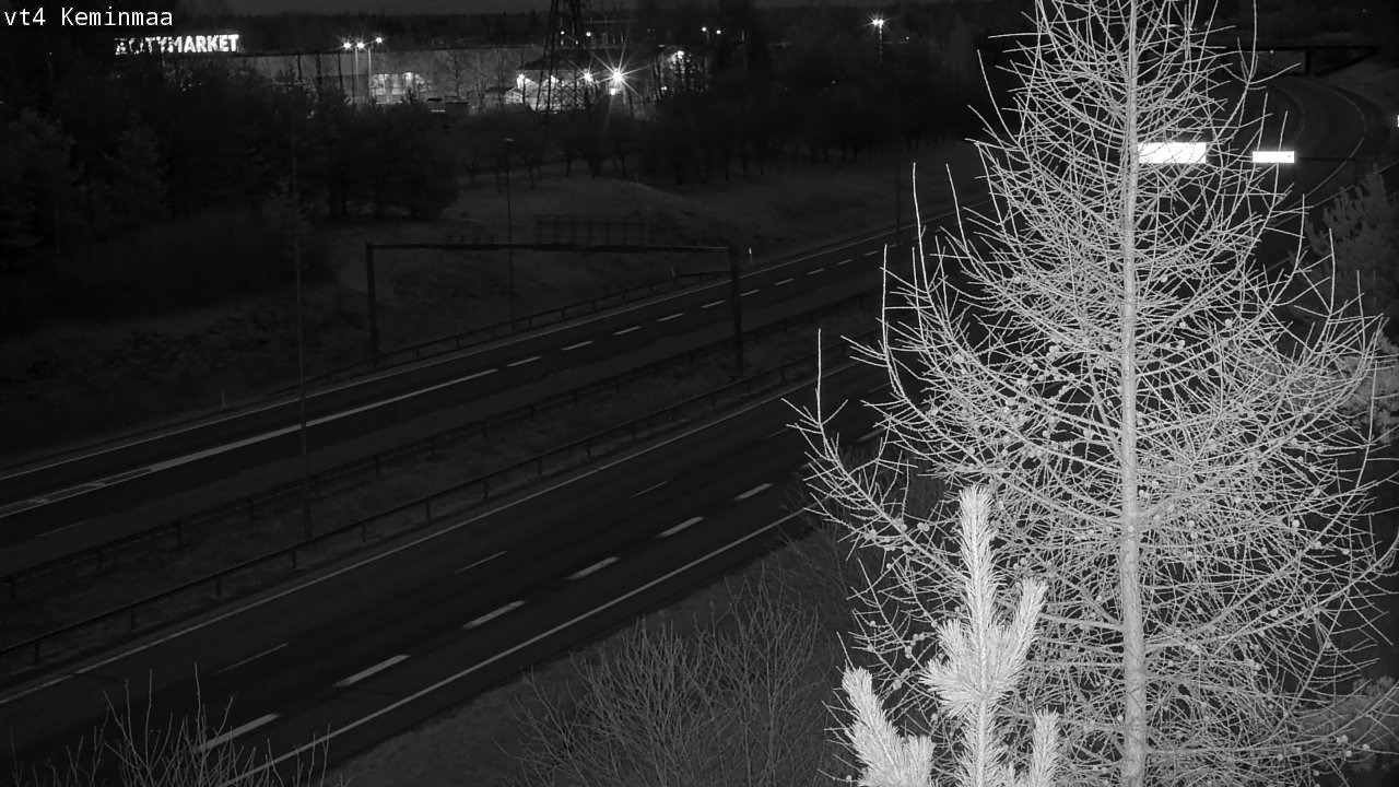 Weather Camera Image Väg 4 Keminmaa, Keminmaa, Lappi