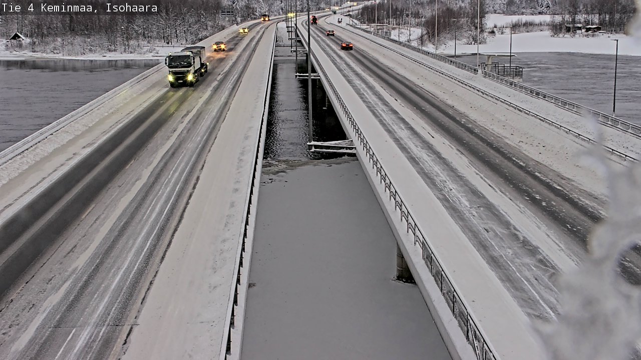 Weather Camera Image Väg 4 Keminmaa, Keminmaa, Lappi