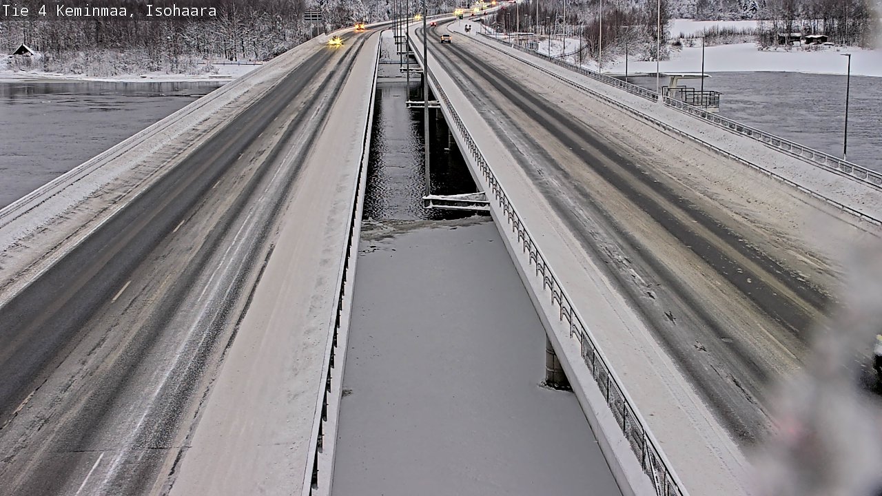 Weather Camera Image Väg 4 Keminmaa, Keminmaa, Lappi