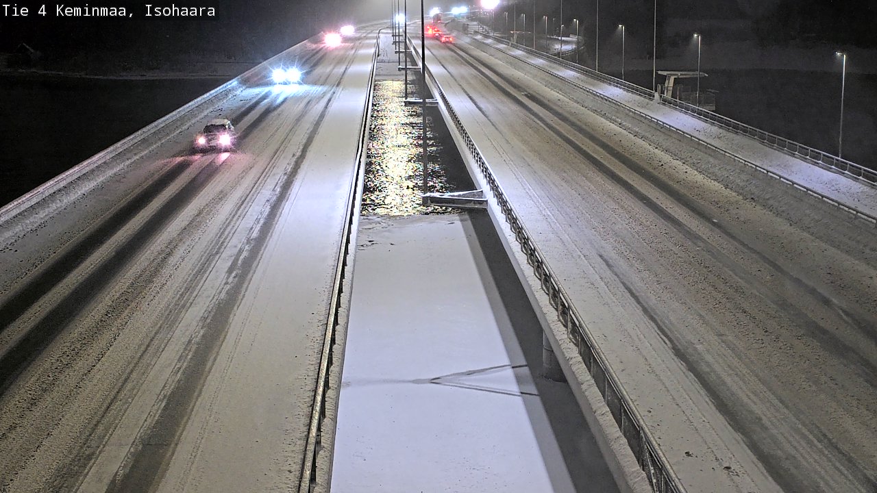 Weather Camera Image Väg 4 Keminmaa, Keminmaa, Lappi