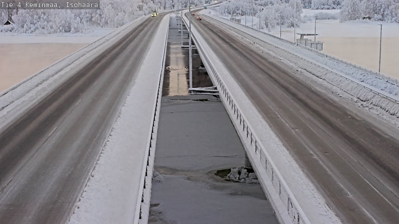 Weather Camera Image Road 4 Keminmaa, Keminmaa, Lappi
