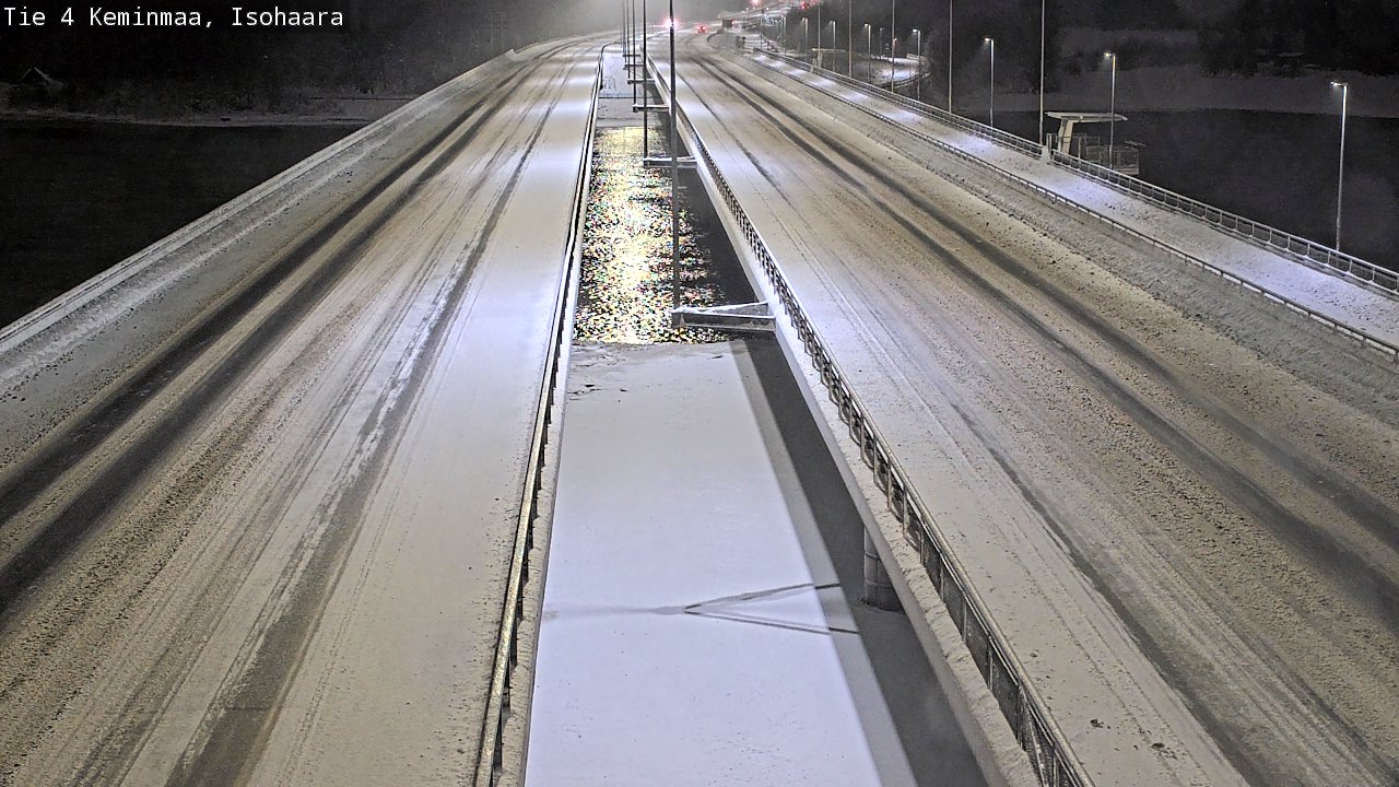 Weather Camera Image Väg 4 Keminmaa, Keminmaa, Lappi