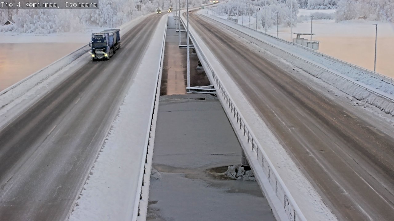 Weather Camera Image Road 4 Keminmaa, Keminmaa, Lappi