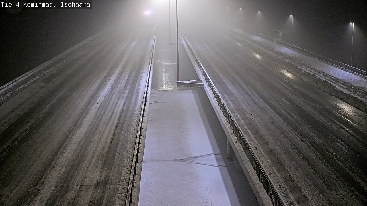 Weather Camera Image Väg 4 Keminmaa, Keminmaa, Lappi