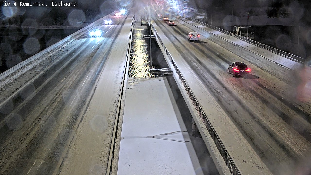 Weather Camera Image Väg 4 Keminmaa, Keminmaa, Lappi