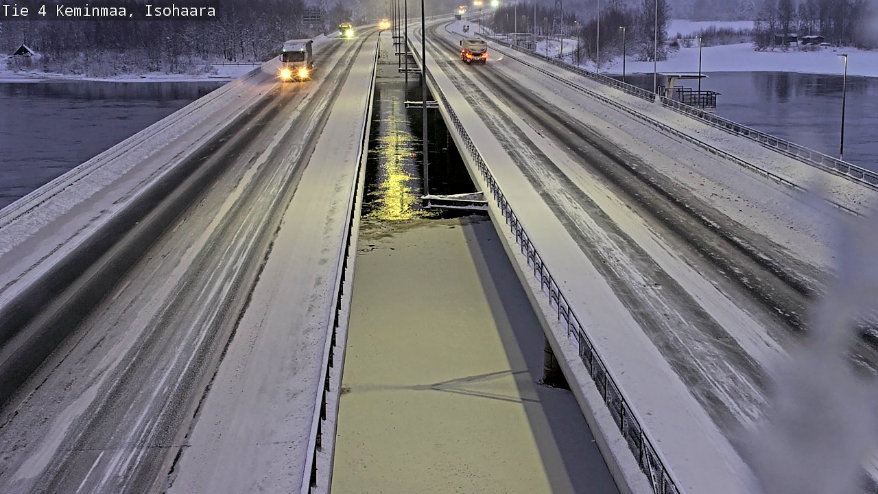 Weather Camera Image Väg 4 Keminmaa, Keminmaa, Lappi