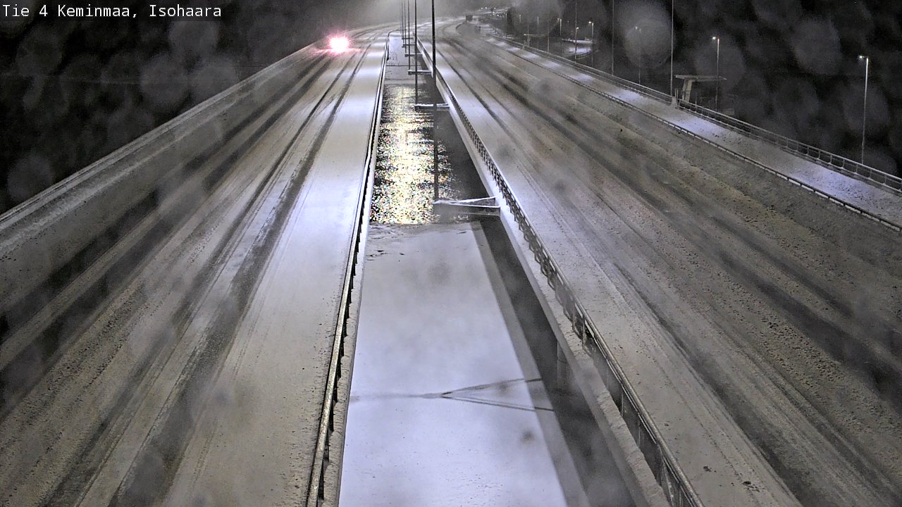 Weather Camera Image Väg 4 Keminmaa, Keminmaa, Lappi
