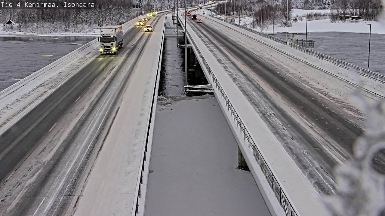Weather Camera Image Väg 4 Keminmaa, Keminmaa, Lappi