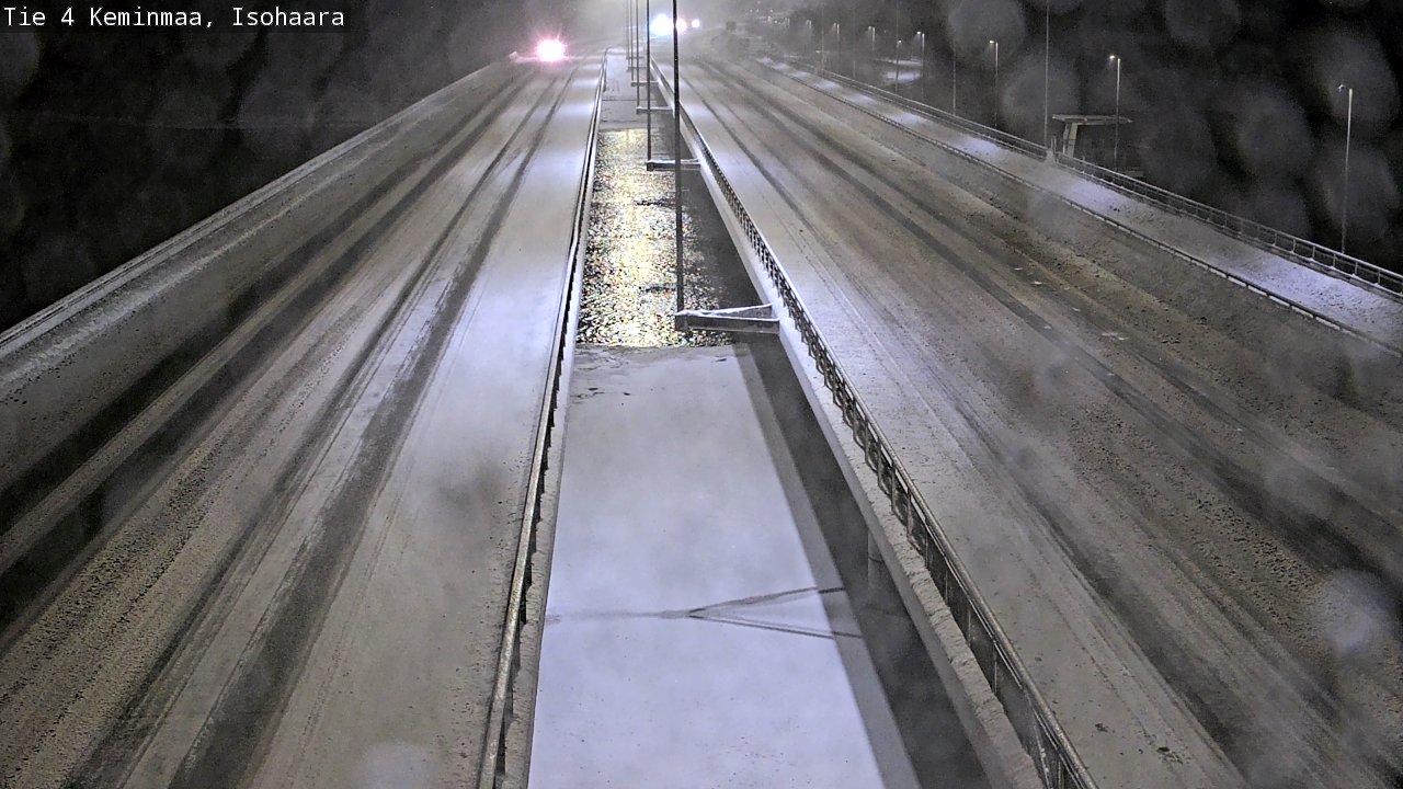 Weather Camera Image Väg 4 Keminmaa, Keminmaa, Lappi