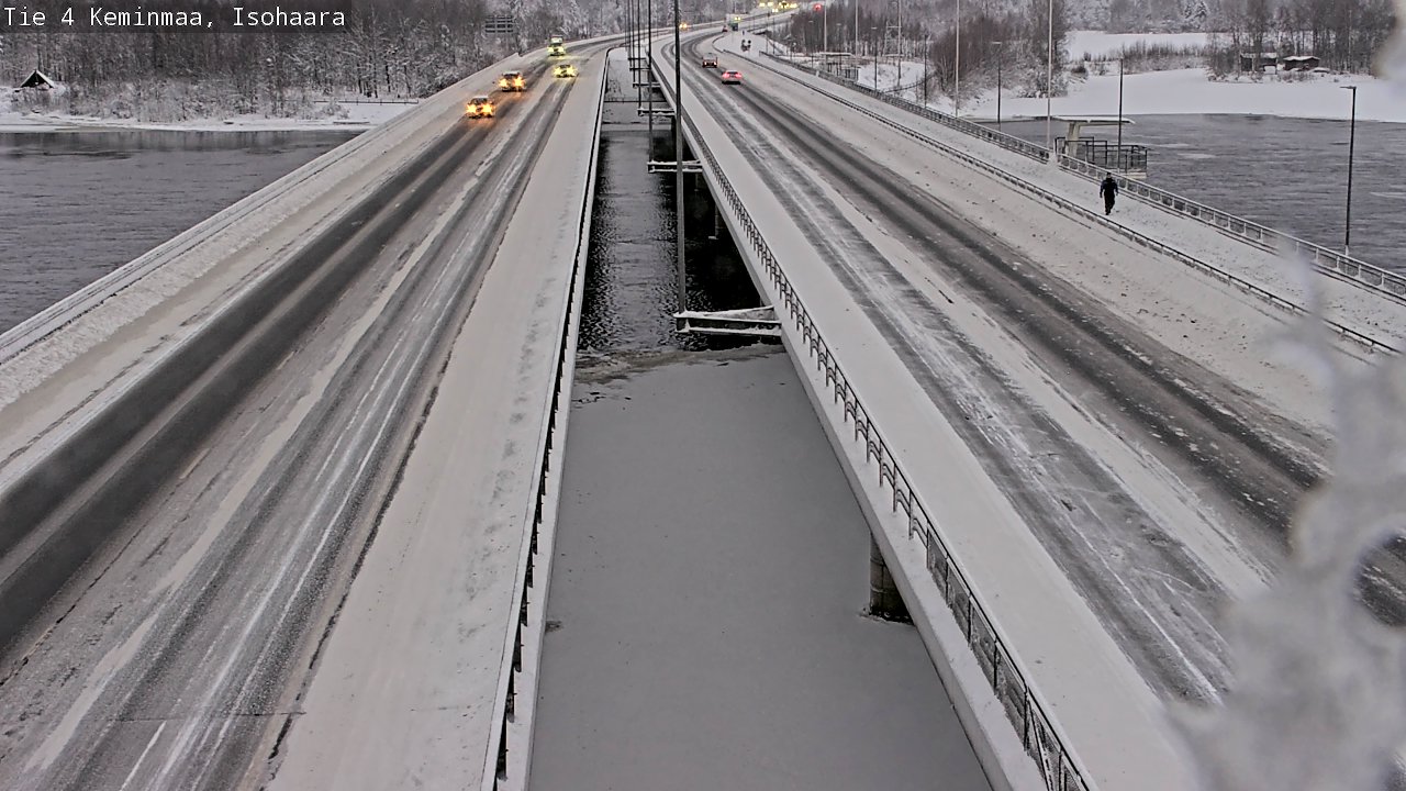 Weather Camera Image Väg 4 Keminmaa, Keminmaa, Lappi