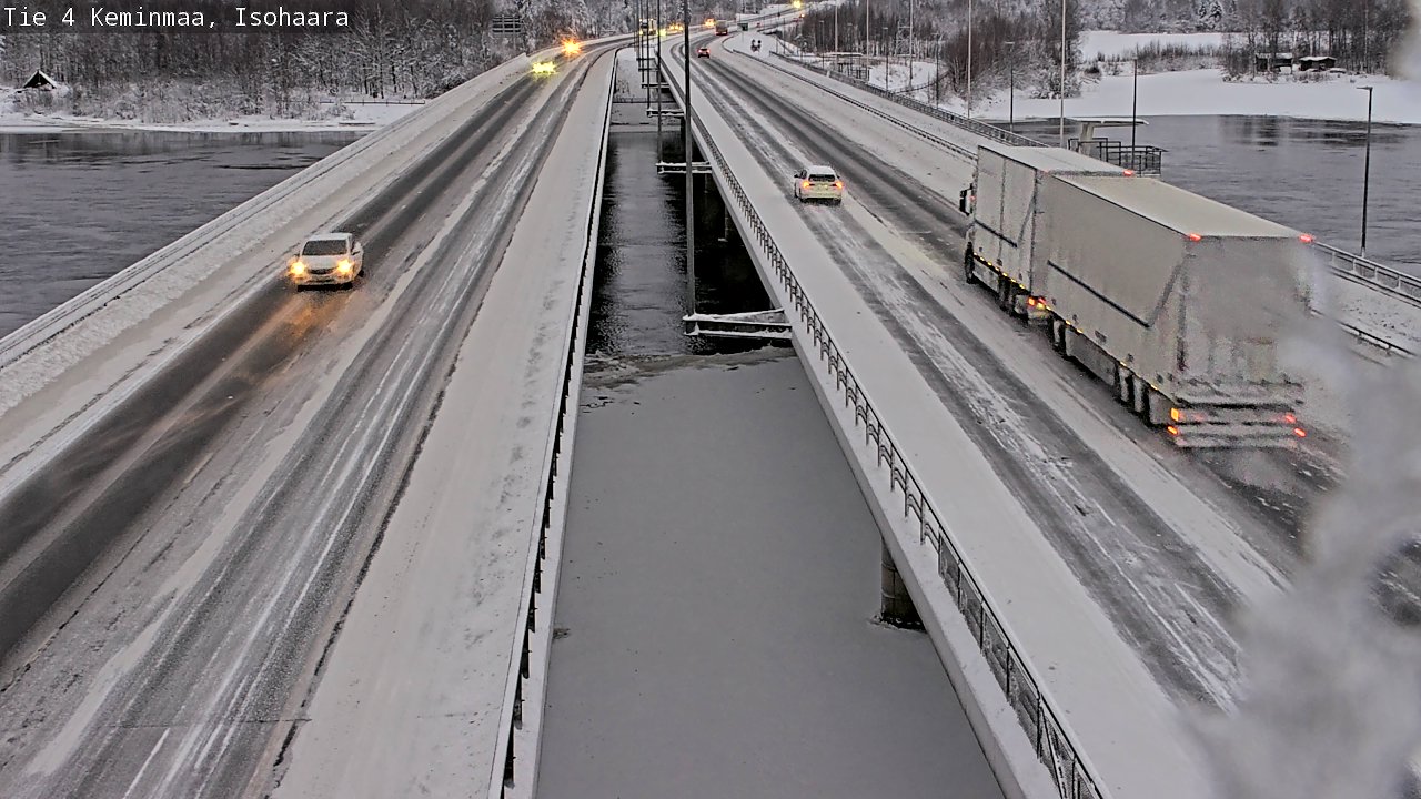 Weather Camera Image Väg 4 Keminmaa, Keminmaa, Lappi