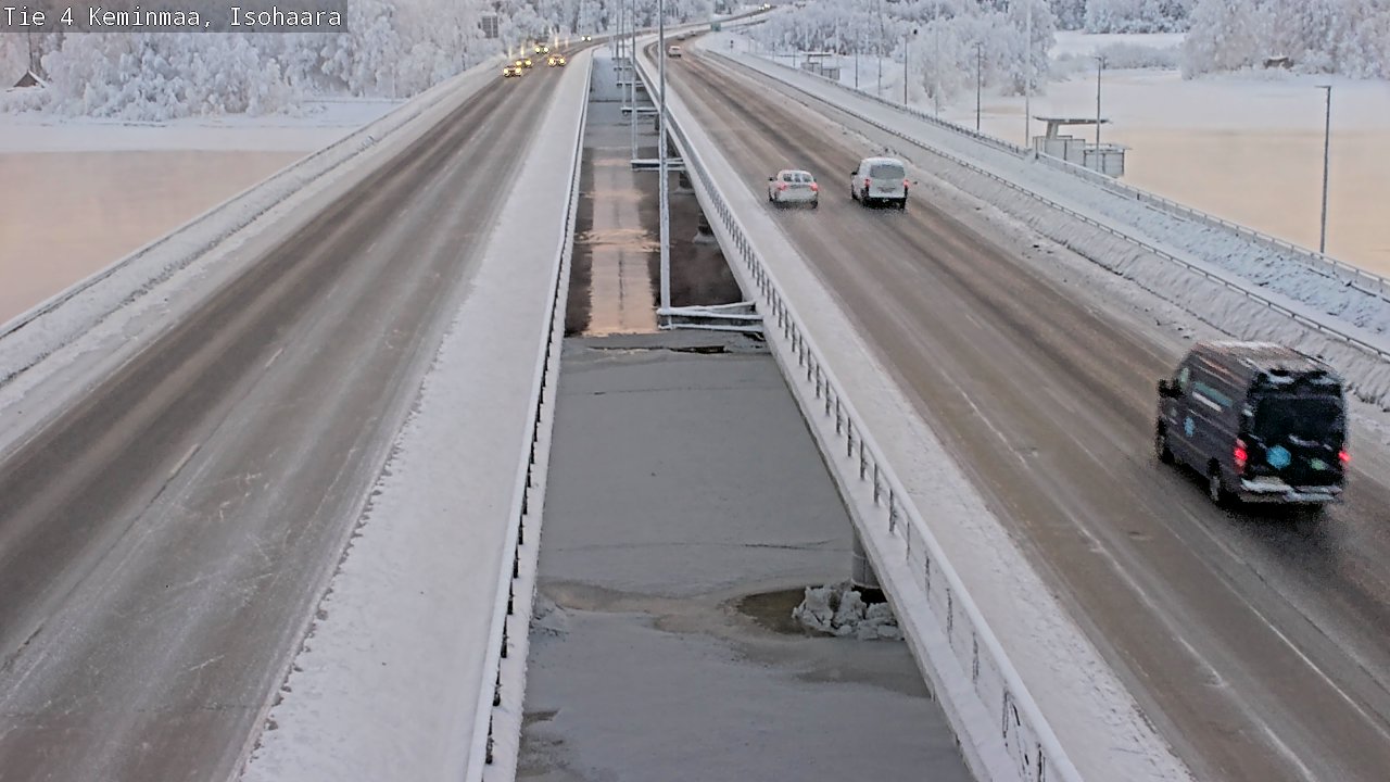 Weather Camera Image Road 4 Keminmaa, Keminmaa, Lappi