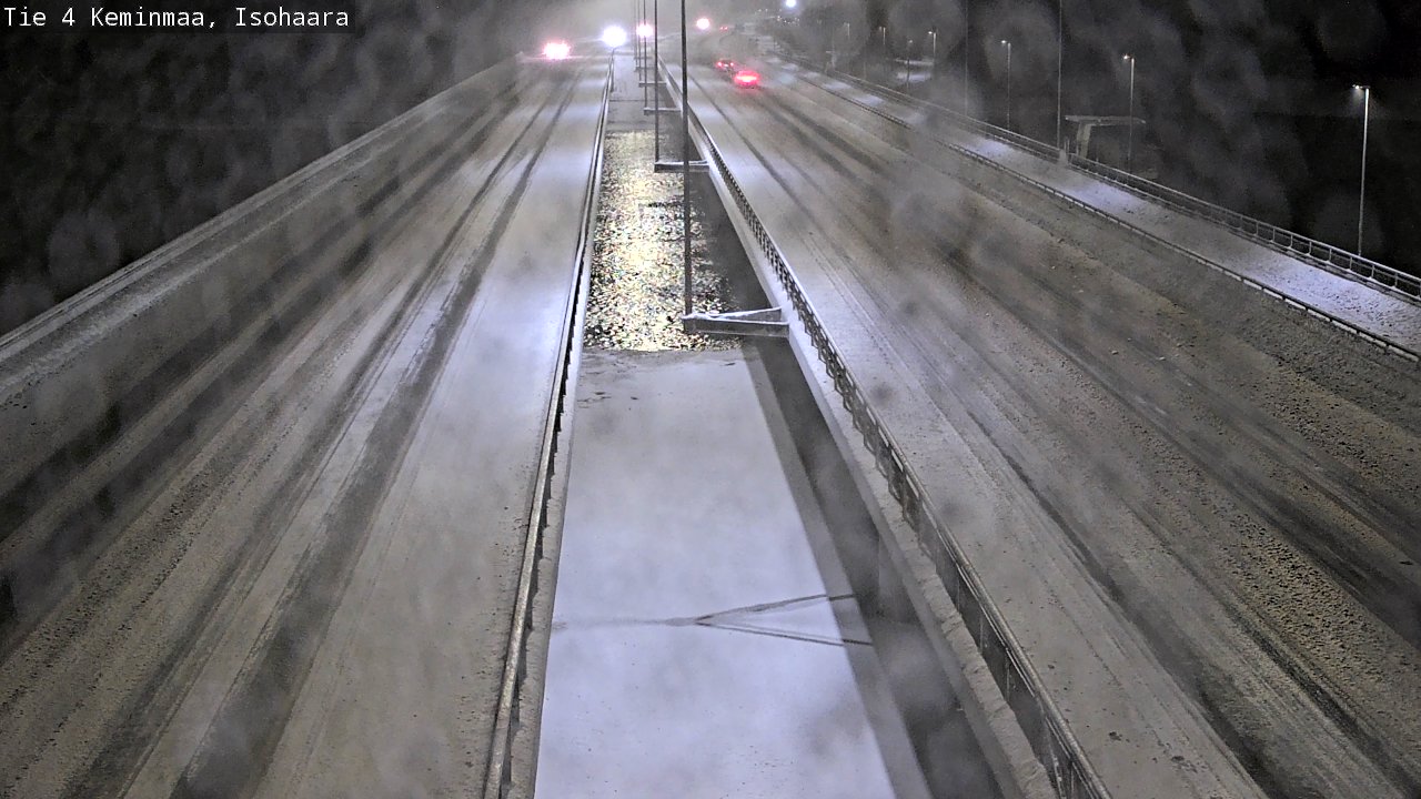 Weather Camera Image Väg 4 Keminmaa, Keminmaa, Lappi