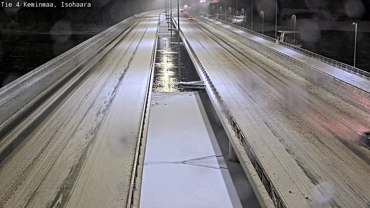 Weather Camera Image Väg 4 Keminmaa, Keminmaa, Lappi