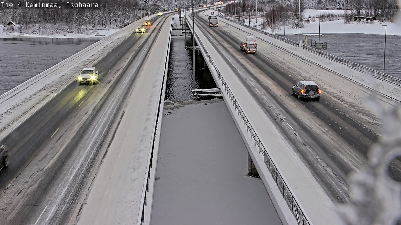 Weather Camera Image Väg 4 Keminmaa, Keminmaa, Lappi