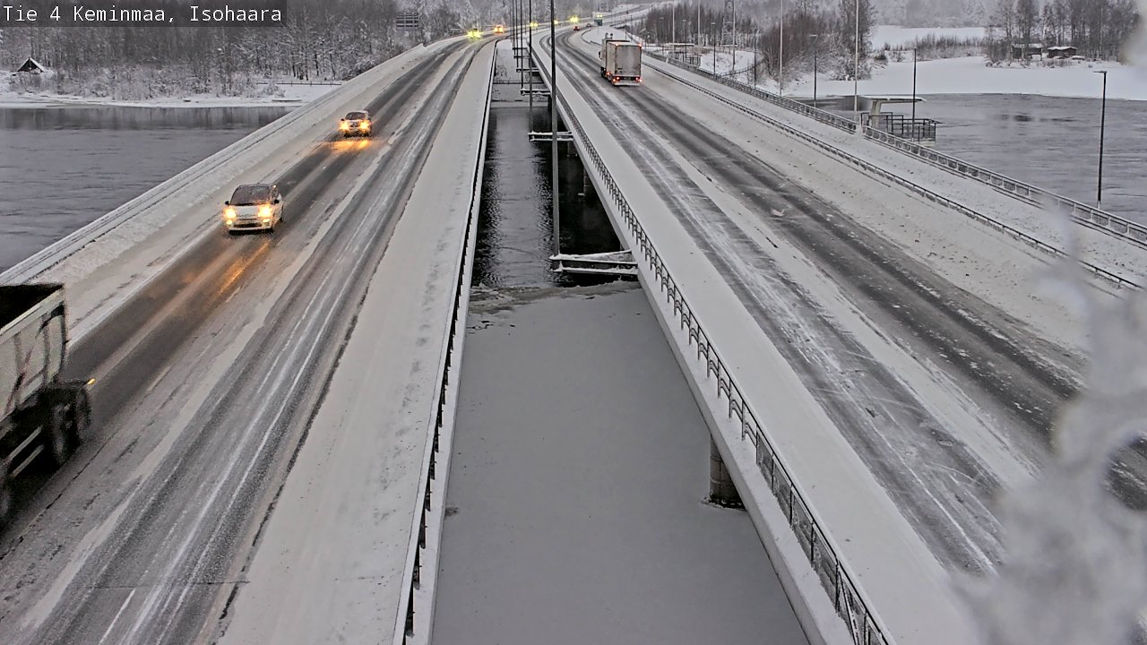 Weather Camera Image Väg 4 Keminmaa, Keminmaa, Lappi