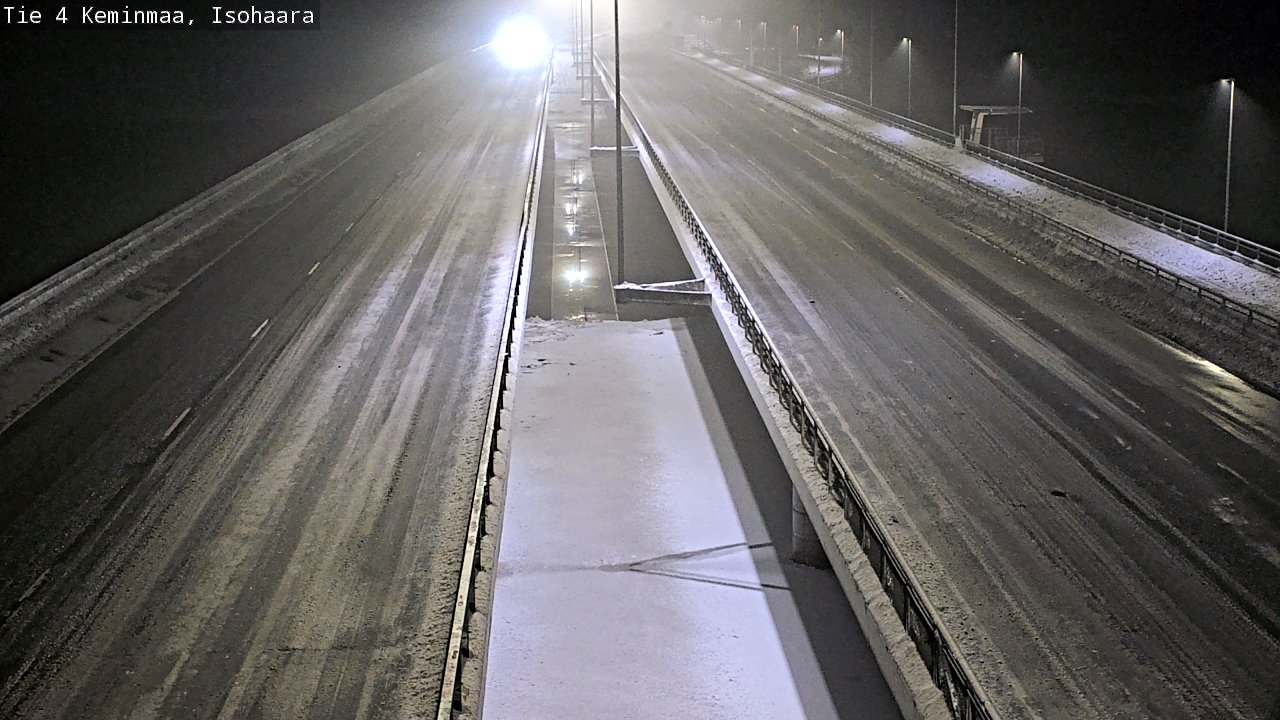 Weather Camera Image Väg 4 Keminmaa, Keminmaa, Lappi