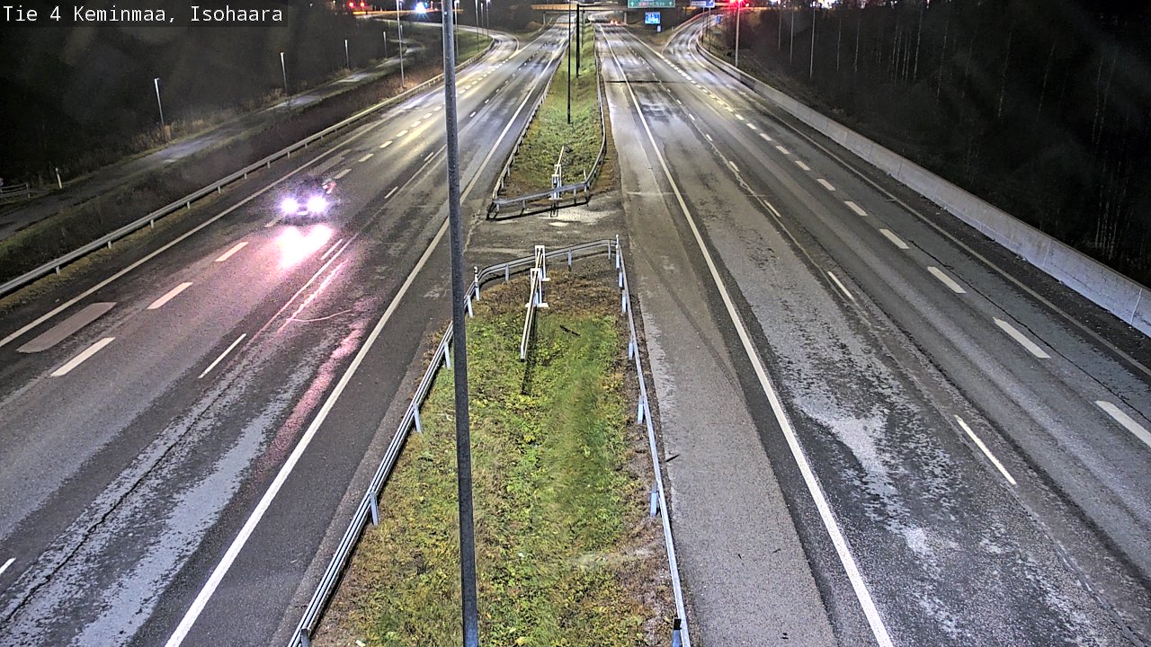 Weather Camera Image Väg 4 Keminmaa, Keminmaa, Lappi