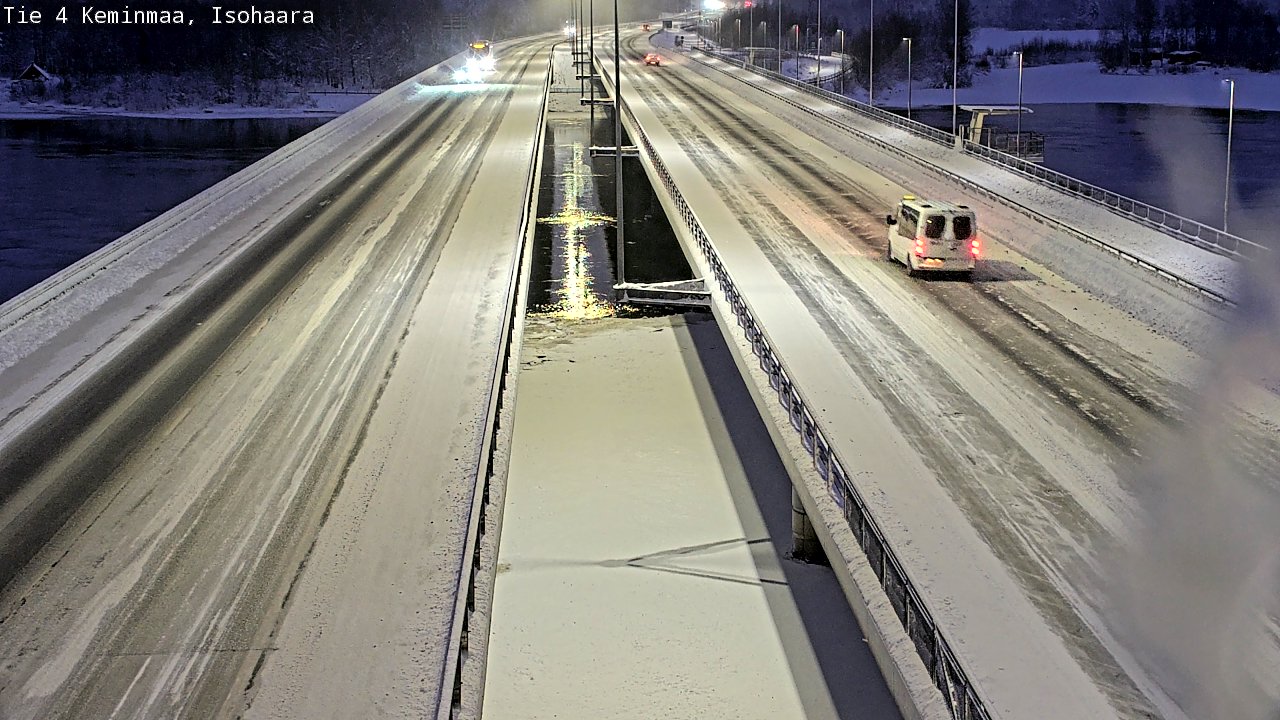 Weather Camera Image Väg 4 Keminmaa, Keminmaa, Lappi