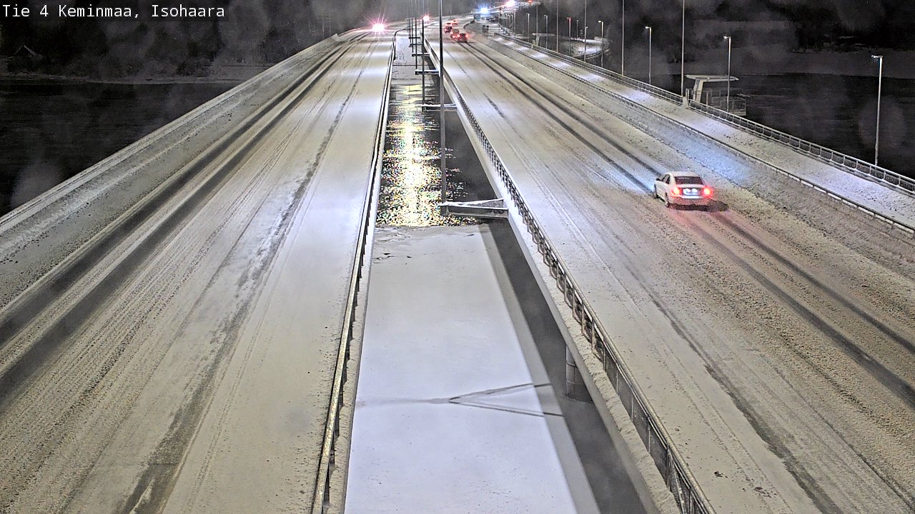 Weather Camera Image Väg 4 Keminmaa, Keminmaa, Lappi