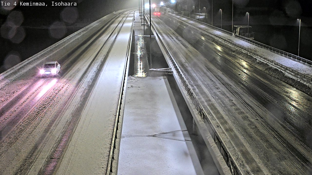 Weather Camera Image Väg 4 Keminmaa, Keminmaa, Lappi