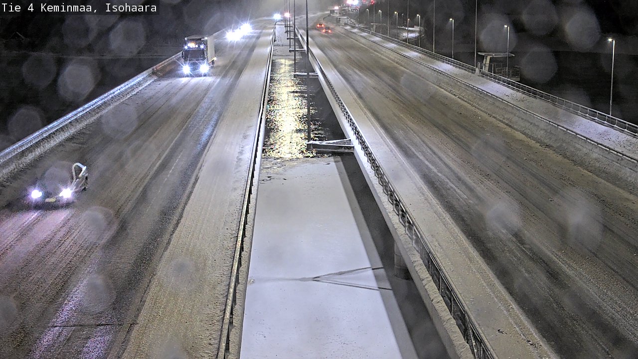 Weather Camera Image Väg 4 Keminmaa, Keminmaa, Lappi