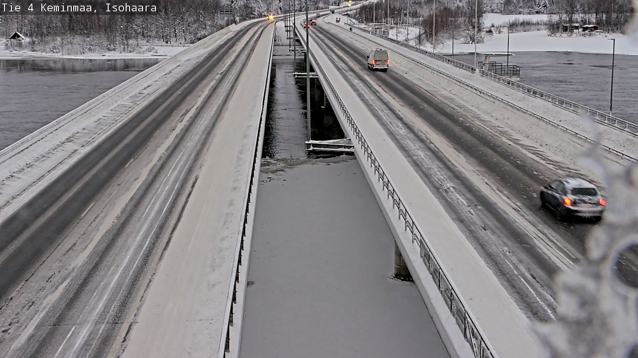 Weather Camera Image Väg 4 Keminmaa, Keminmaa, Lappi